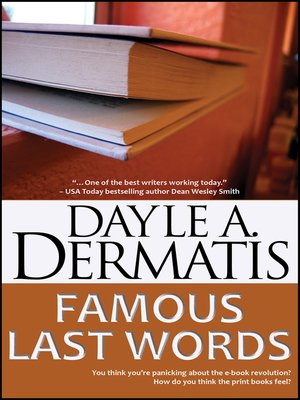 cover image of Famous Last Words